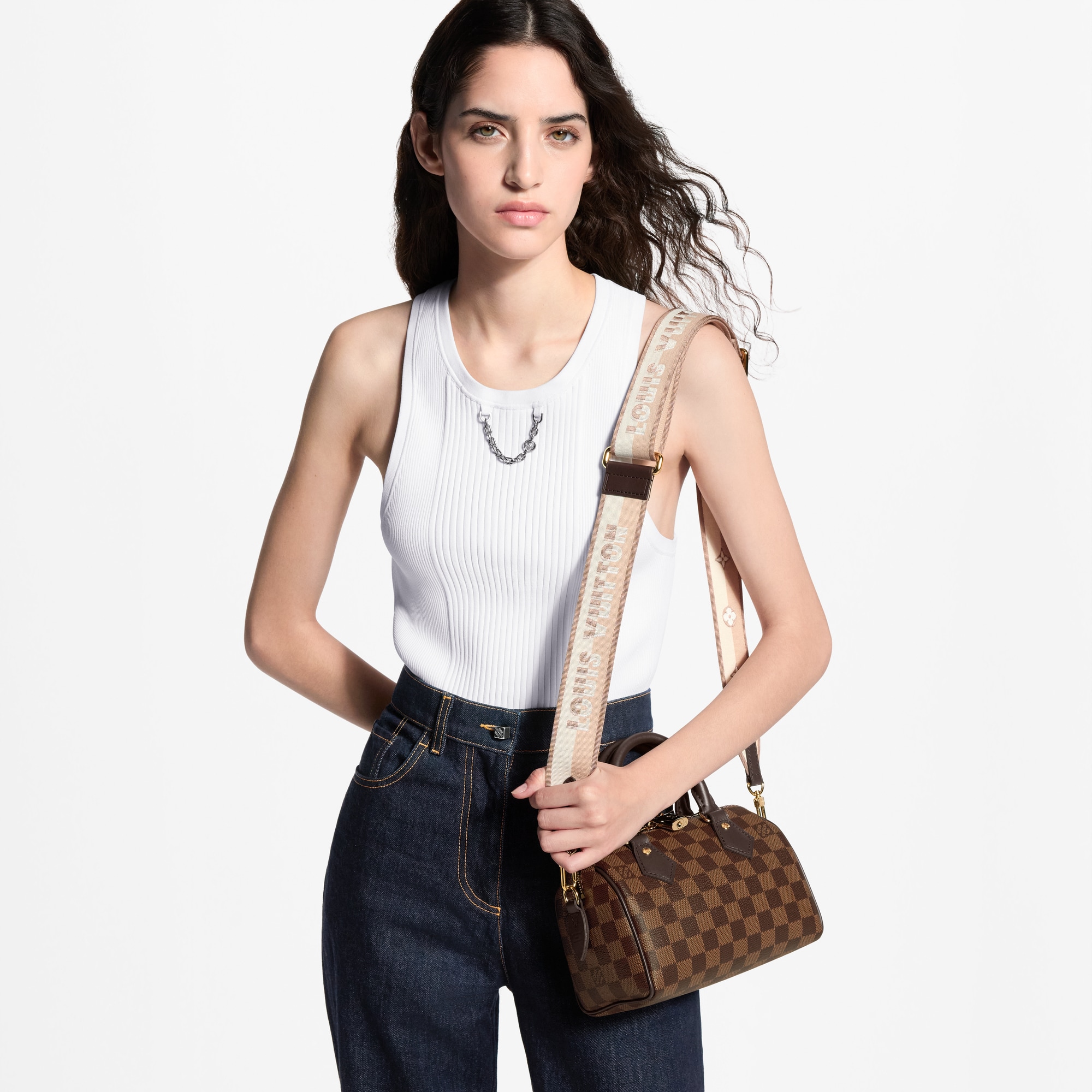 バッグ Louis Vuitton Speedy Bandouliere 20 Speedy Bandoulière 20 Damier Ebene - Handbags | LOUIS VUITTON